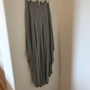 Weston Wear Gray Flare Maxi Skirt